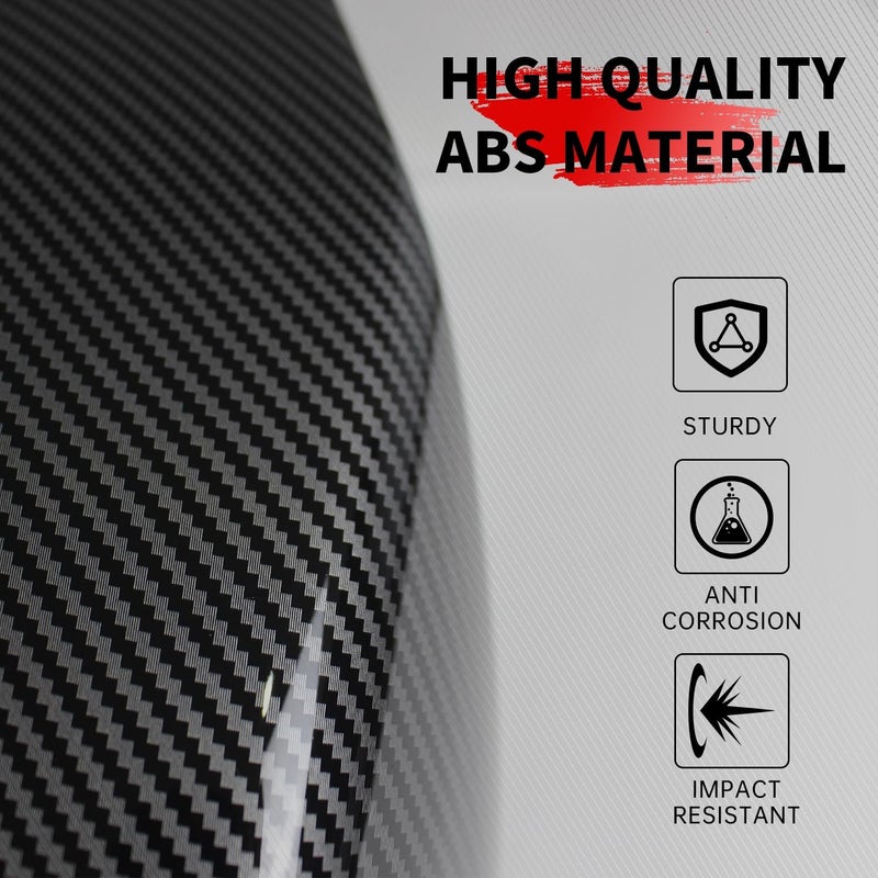 CPOWACE Carbon Fiber Pattern Fairing Panels Compatible with Can-Am Ryker All Models Ryker 600 900 Sport & Rally Edition Models Accessories Replacement for 219400803 2PCS - Image 3